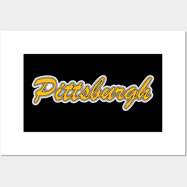 Football Fan of Pittsburgh Wall Art by gkillerb